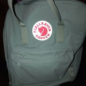 Fjallraven Kanken teal backpack